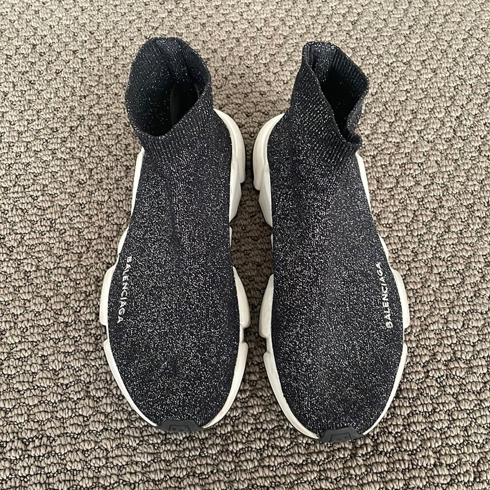 Authentic balenciaga sparkle shoes